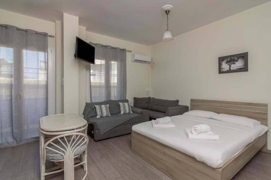 Lovely Studio Apartment For 2 Ppl In 아테네 외부 사진